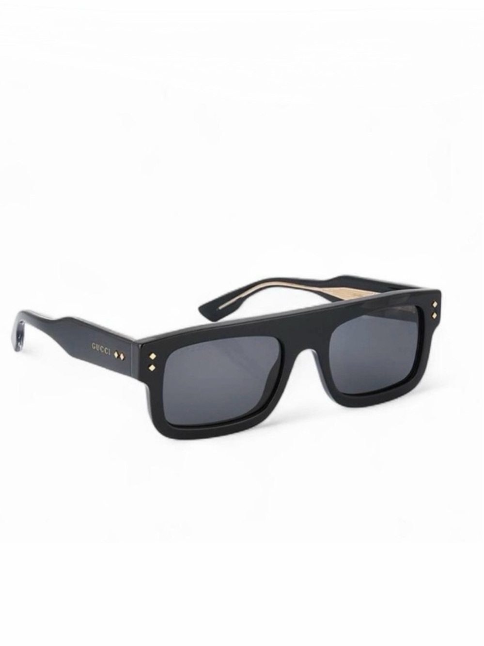 NWT Men’s Designer Gucci Rectangle Acetate Sunglasses 53-21-145 mm - Picture 1 of 5